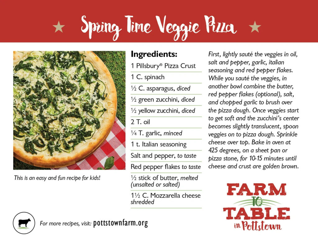 Spring time Veggie Pizza Recipe